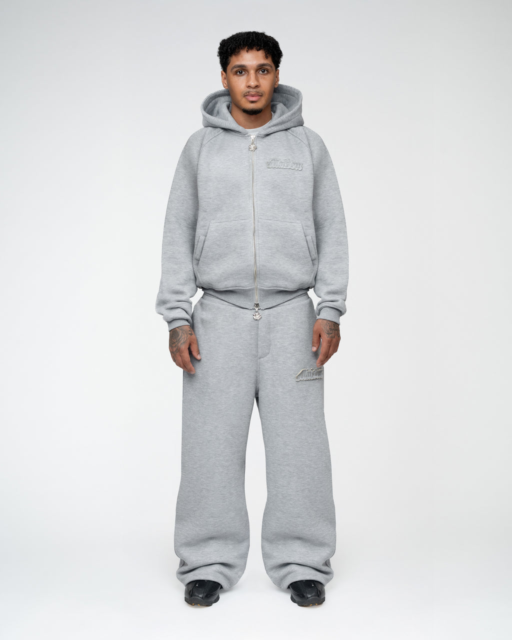 Signature Tracksuit Grey Melange