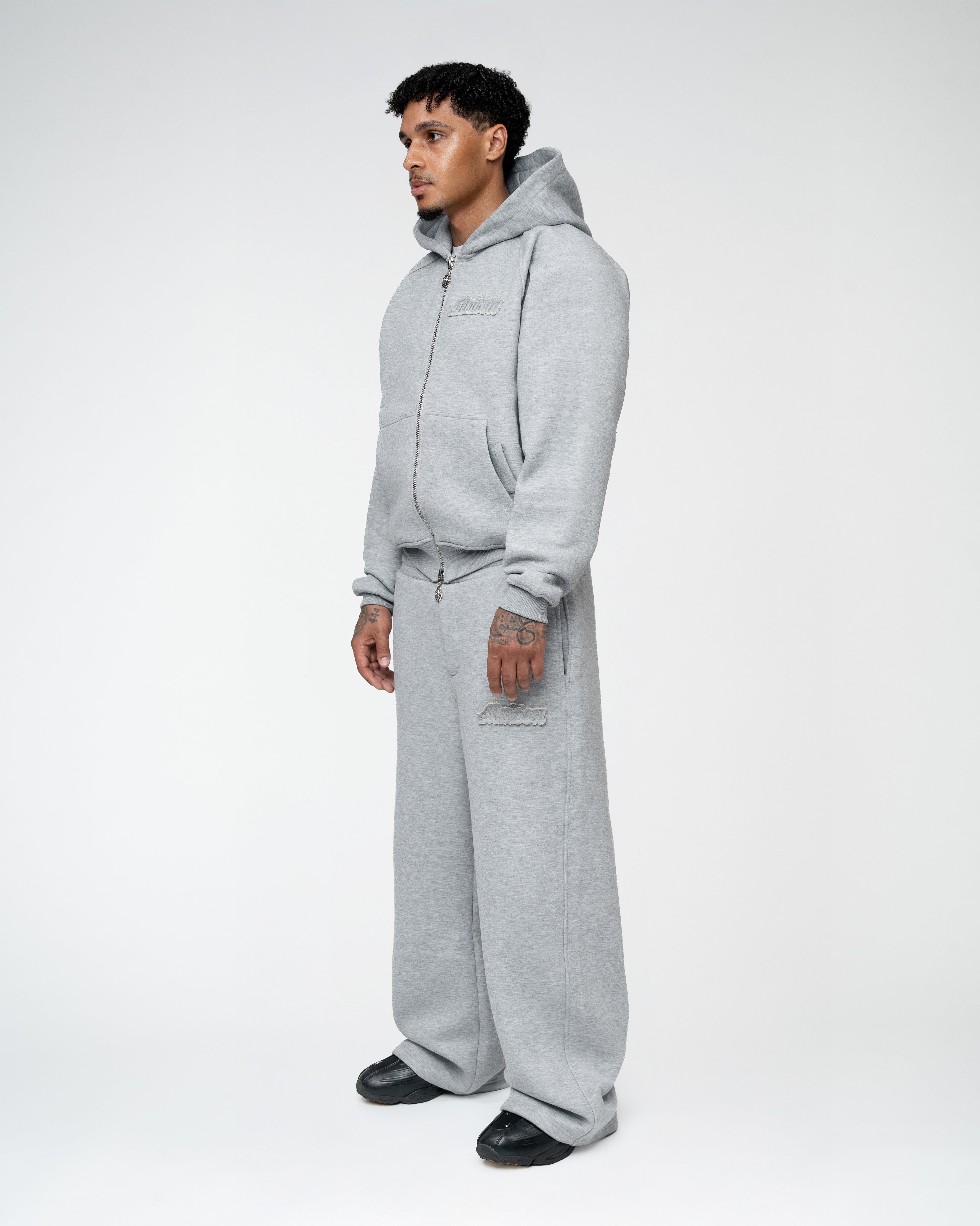 Signature Tracksuit Grey Melange