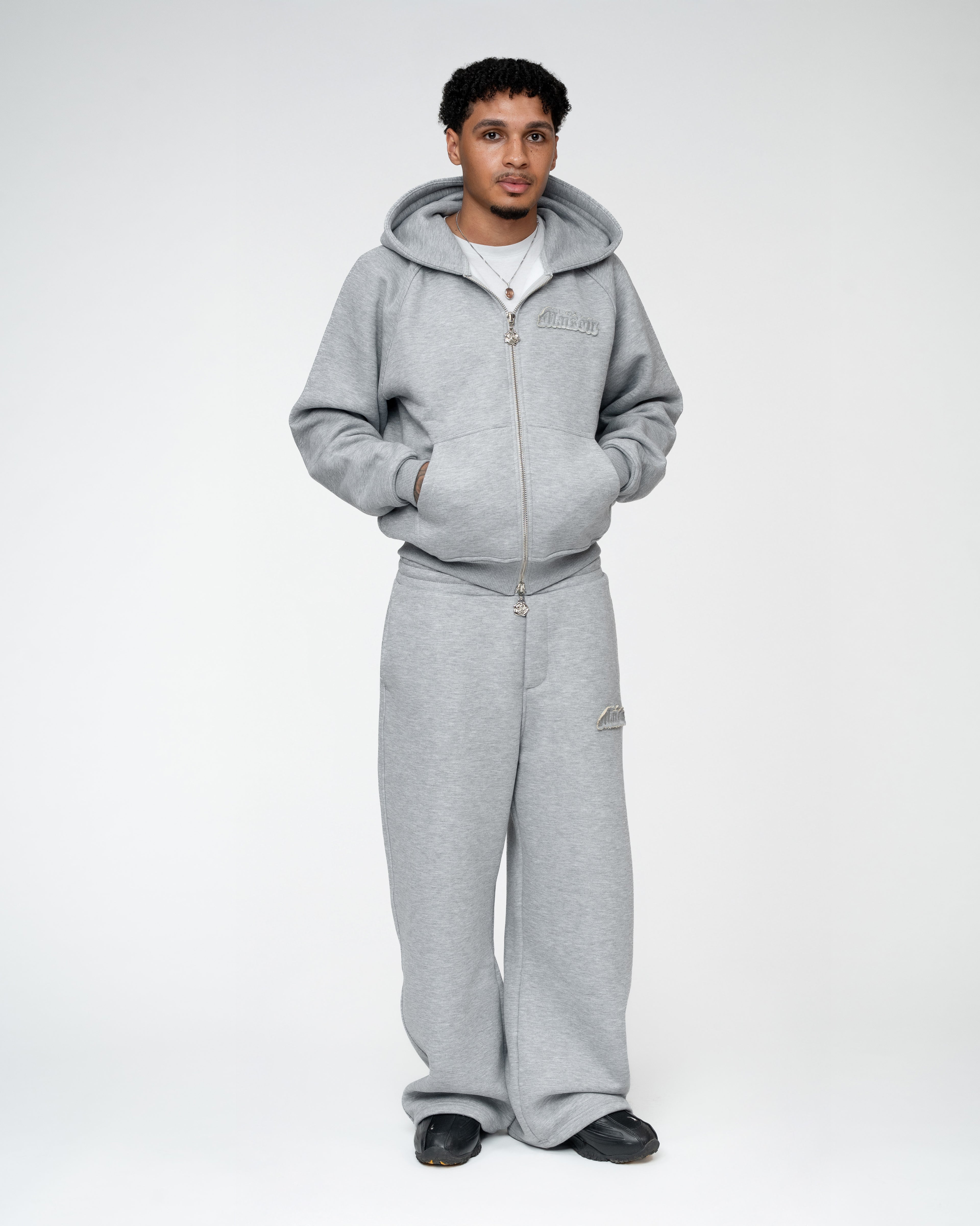 Signature Tracksuit Grey Melange