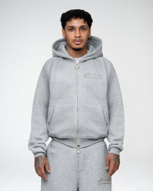 Signature Hoodie Grey Melange