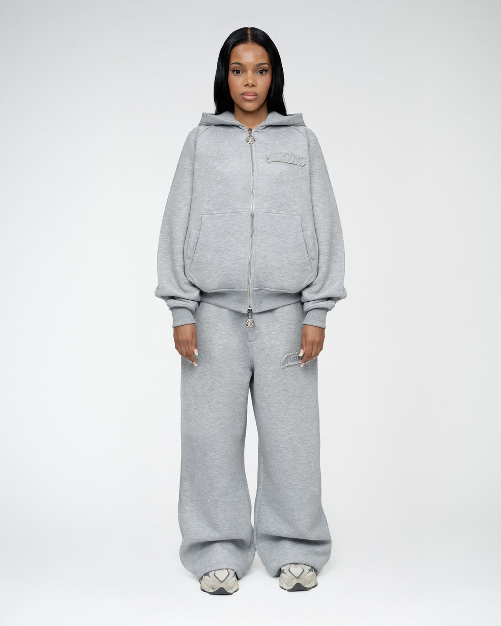 Signature Tracksuit Grey Melange