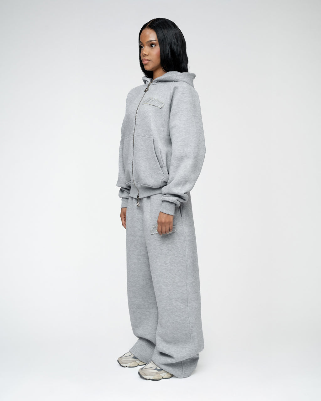 Signature Tracksuit Grey Melange