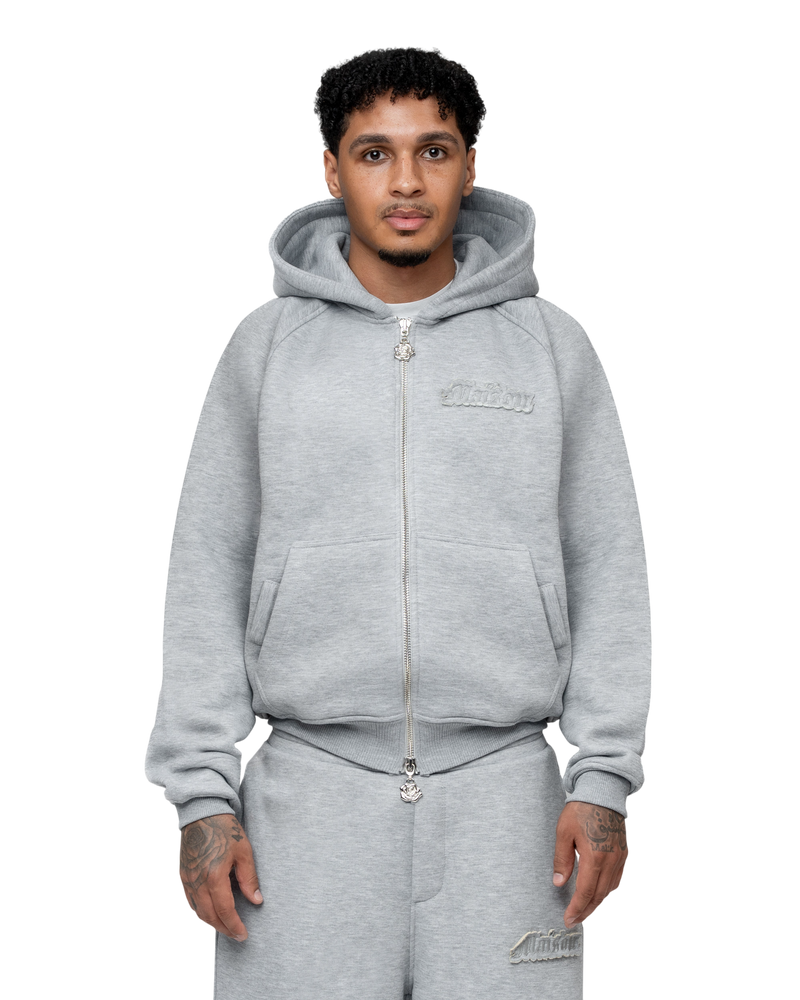 Signature Hoodie Grey Melange