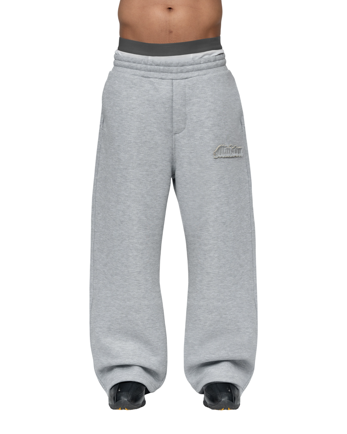 Signature Sweatpants Model V1 Grey Melange 