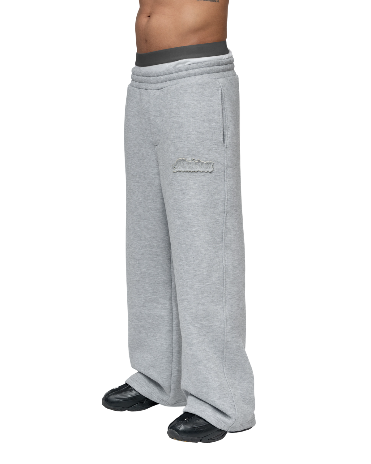 Signature Sweatpants Model V2 Grey Melange 