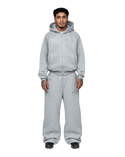 Signature Tracksuit Model V1 Grey Melange