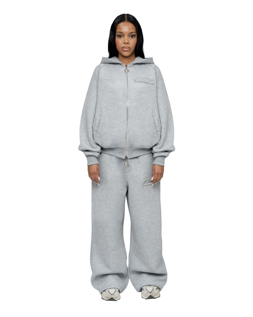 Signature Tracksuit Model V4 Grey Melange
