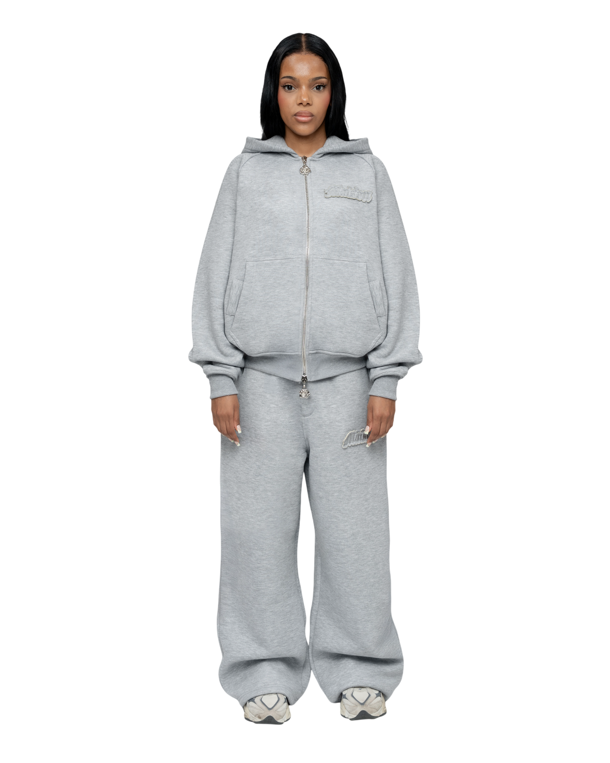 Signature Tracksuit Model V4 Grey Melange