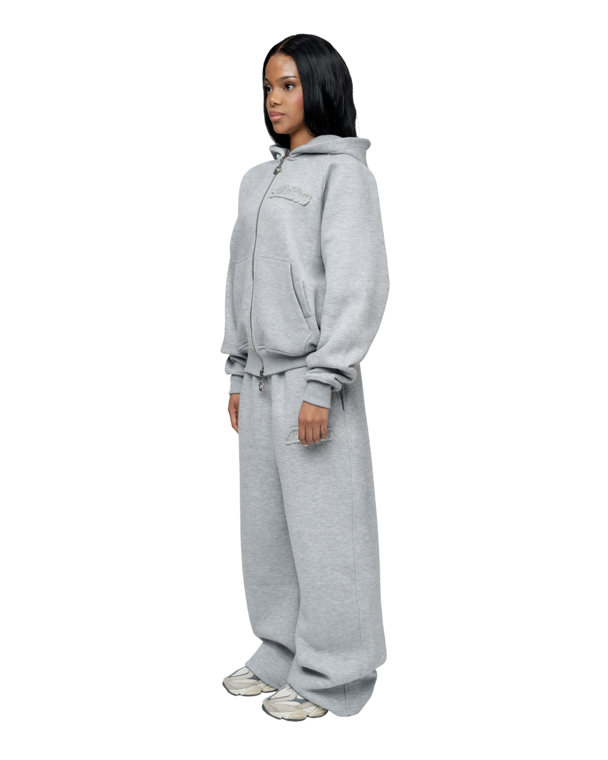 Signature Tracksuit Model V5 Grey Melange