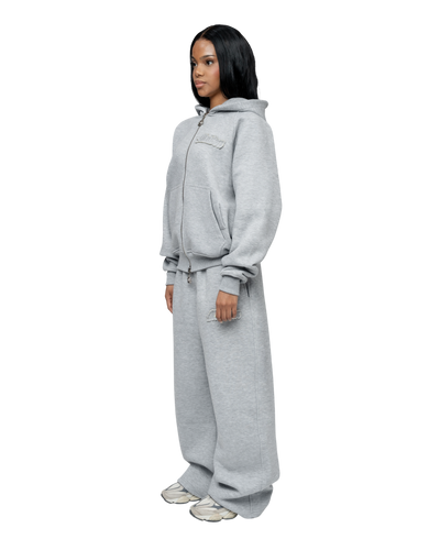 Signature Tracksuit Model V5 Grey Melange