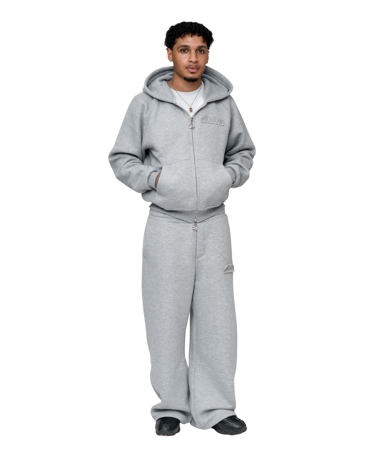 Signature Tracksuit Model V7 Grey Melange