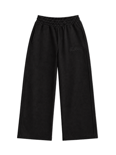 Signature Sweatpants Product V1 Black. Schwarze Maison De La Rue Sweatpants, Vorderansicht.